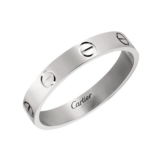 Cartier LOVE RING, WHITE GOLD  B4085100