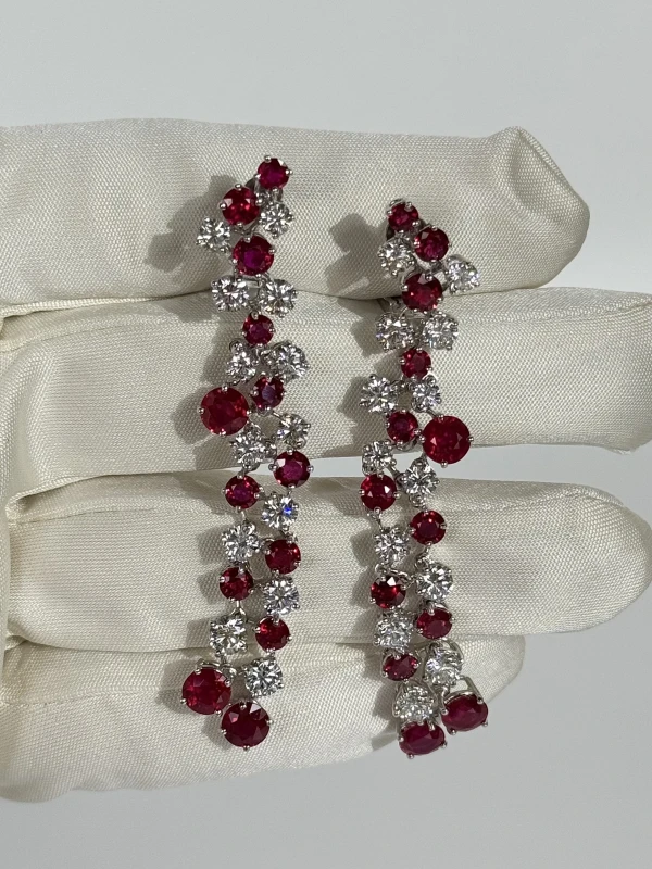 GRAFF DIAMOND&RUBY EARRING RGE2429 3