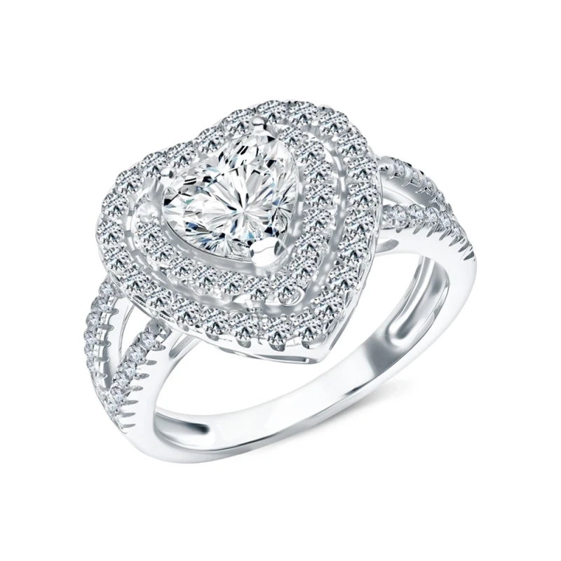HEART DIAMOND 2.01 CT D/VVS2 RING (GIA)