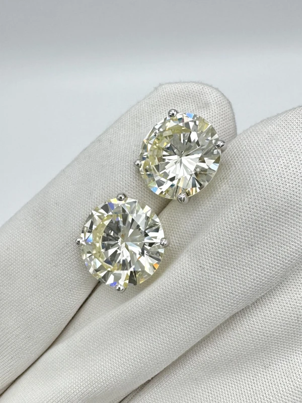 No name СЕРЬГИ С БРИЛЛИАНТАМИ 6.46 - 6.24 CT N-O/VVS2 NN6.46-6.24 4