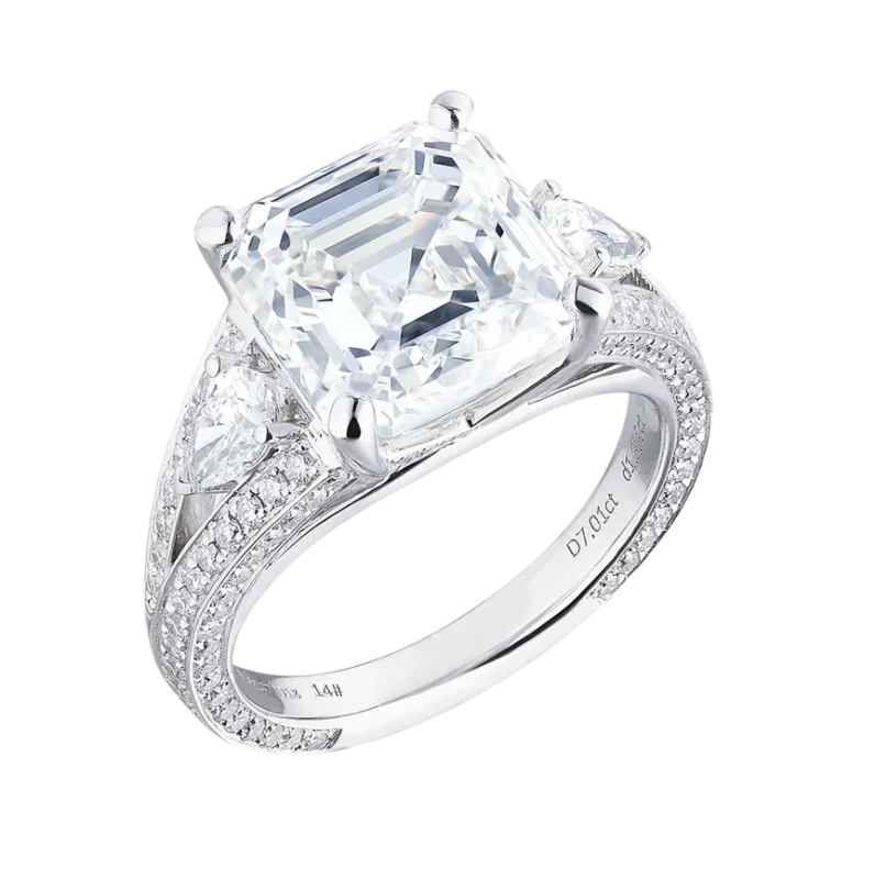 No name DIAMOND 7.01 CT H/VS1 RING (GIA) NN7.01CT