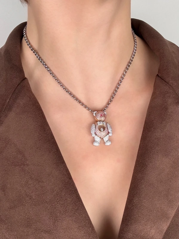 Chopard HAPPY DIAMOND PENDANT TEDDY BEAR 792559-9005 6