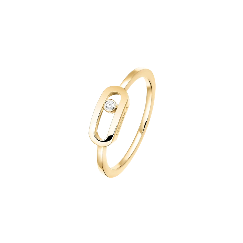 MOVE UNO GOLD LM RING (SIZE 53)