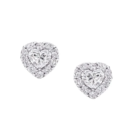 Earrings without a brand С БРИЛЛИАНТАМИ 0.51 CT E/VVS2 - 0.50 CT E/VVS2  0.51 CT E/VVS2 - 0.50 CT E/VVS2 