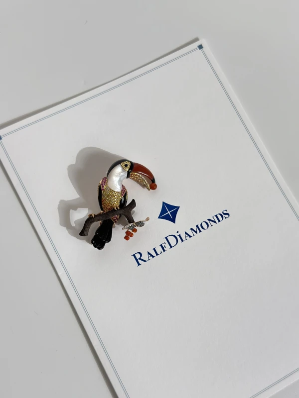 RalfDiamonds TOUCAN BROOCH BROOCH 4