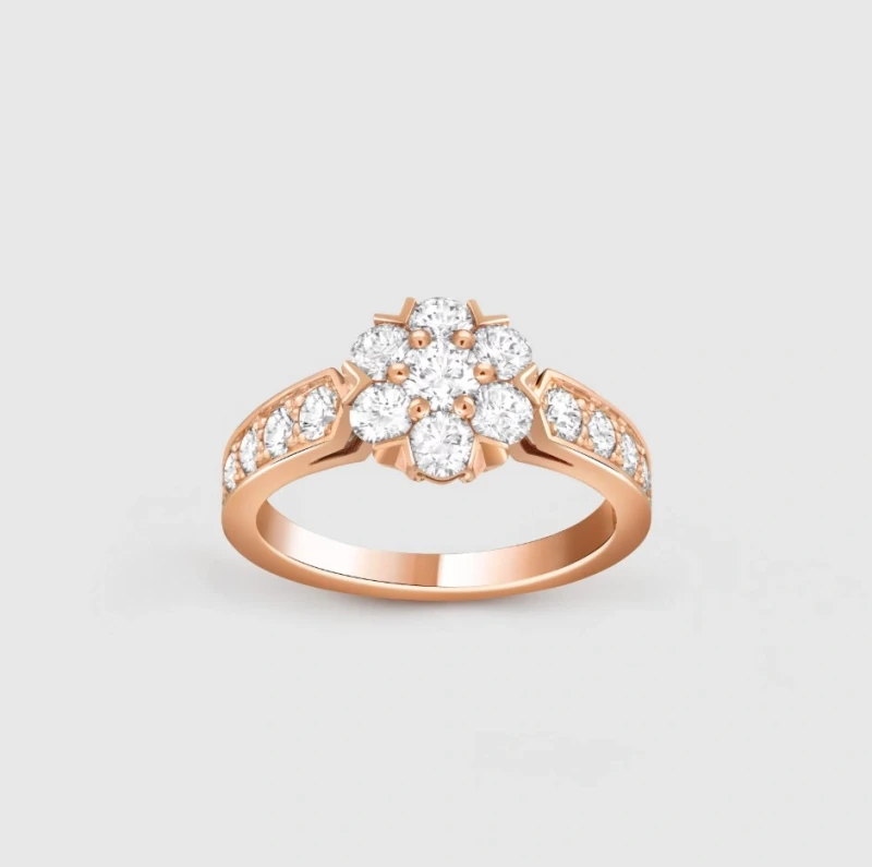 Van Cleef & Arpels Fleurette Ring (SIZE 55) VCARPEBD55 2