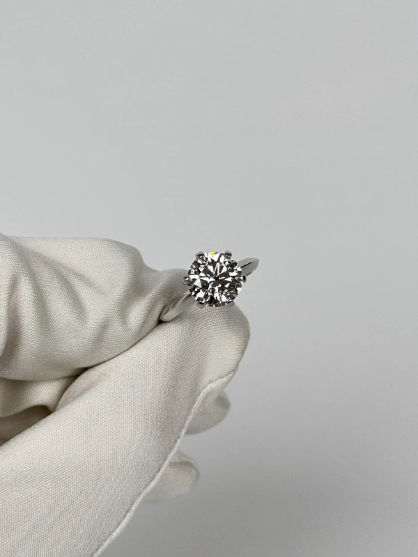 Tiffany & Co ROUND DIAMOND 2.93 CT I/VS2 EXEXEX T&Co 2.93  CT I/VS2 4