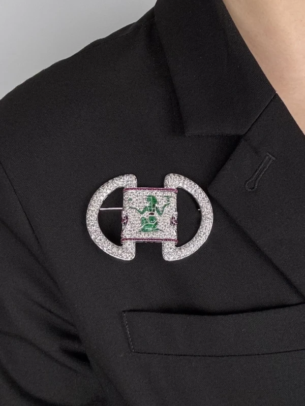 No name ART DECO BROOCH BR.ad 2