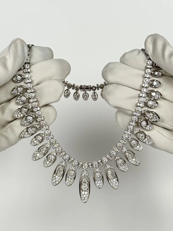 Earrings without a brand DIAMOND 33.32 CT NECKLACE D33.32ct 4