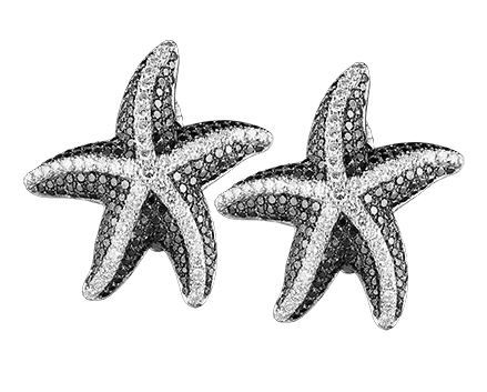 BLACK DIAMONDS EARRINGS