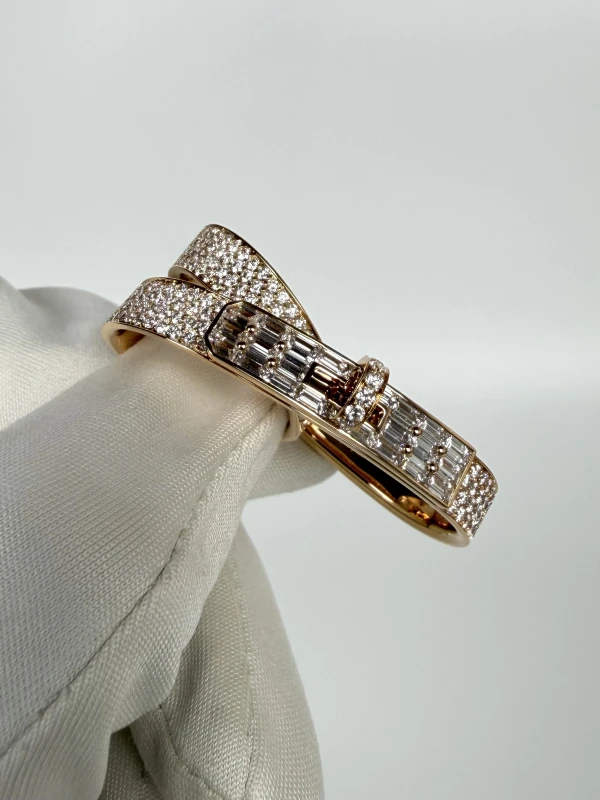 HERMES DOPPELTER RING KELLY GAVROCHE (SIZE 54) H122670B 00054 2