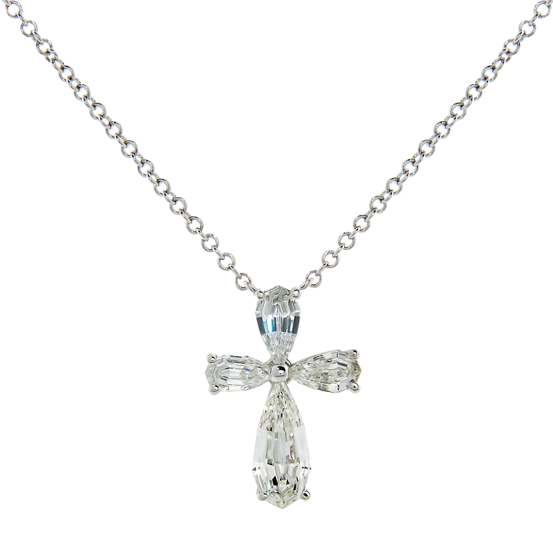 DIAMOND CROSS 0.53 CT G/VS PENDANT