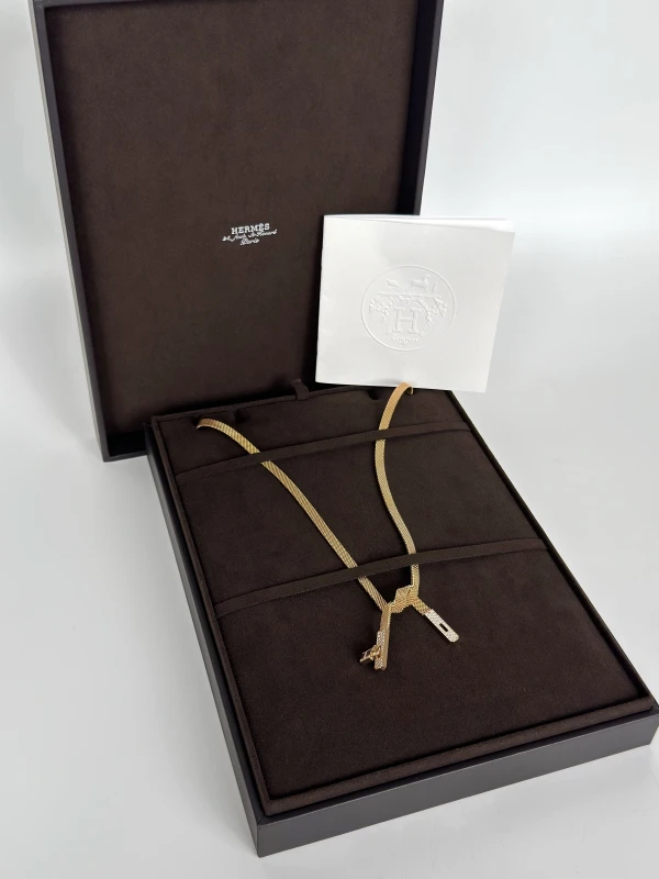 HERMES Kelly Gavroche Necklace H222205B 00ST 6
