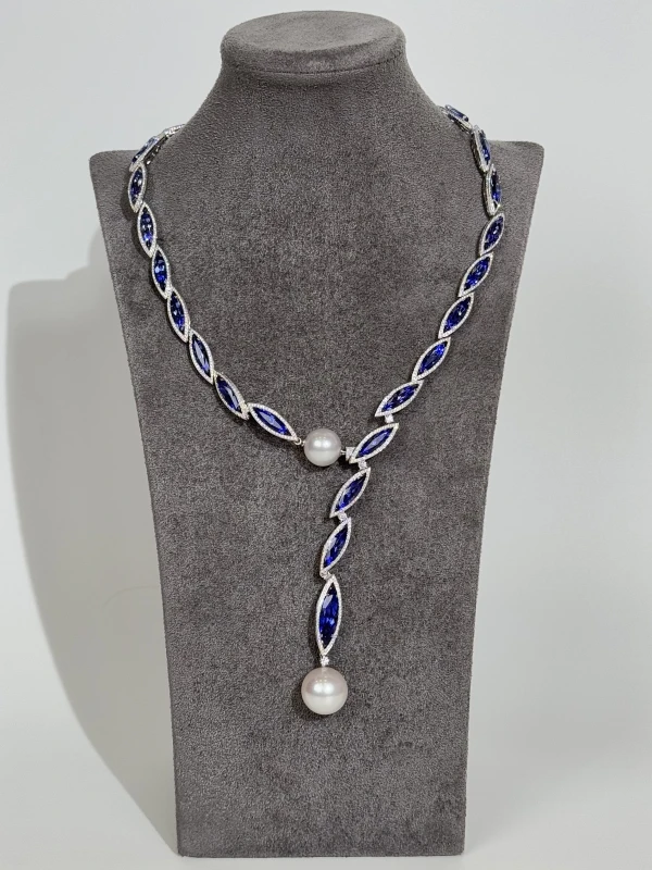 RalfDiamonds Tanzanit Necklace (NEW) 1428 RD Tanzanit 3