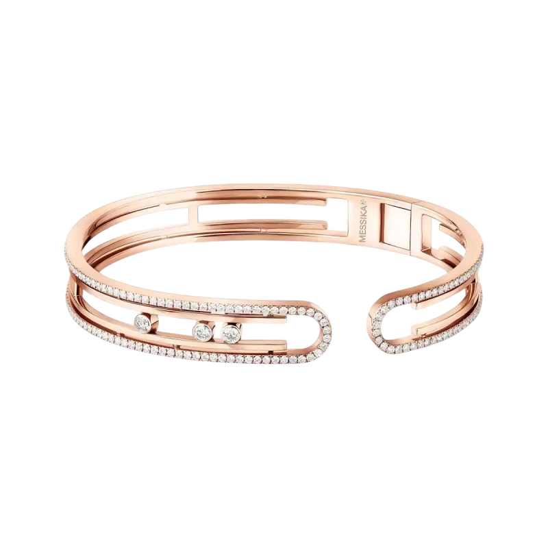 MESSIKA MOVE 10TH BANGLE (SIZE M) 11426-PG-M 1