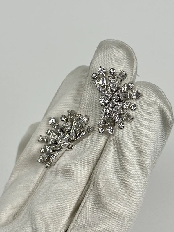 Graff New Dawn Multi-Shape Diamond Stud Earrings RGE1513 3