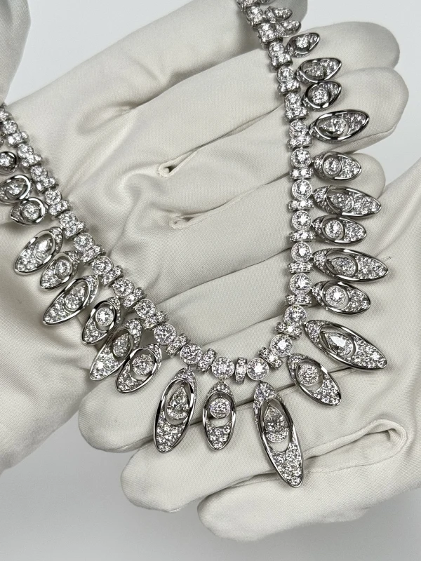 Earrings without a brand DIAMOND 33.32 CT NECKLACE D33.32ct 5