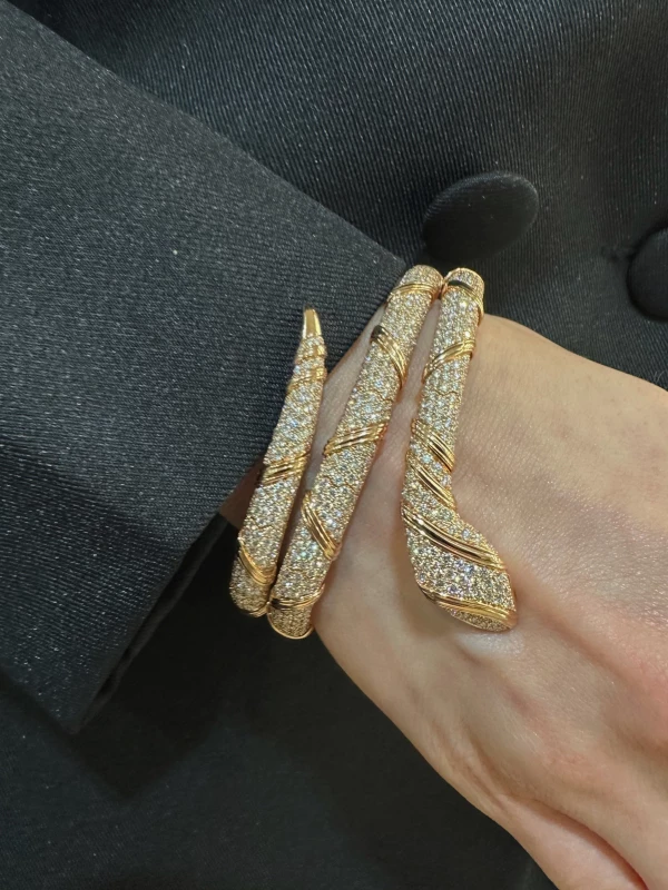 Bvlgari SERPENTI DIAMOND BRACELET b1182 4