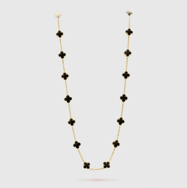 Van Cleef & Arpels. ALHAMBRA LONG NECKLACE, 20 MOTIFS VCARA43100 3
