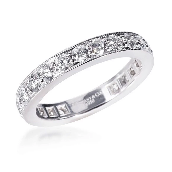 LEGACY COLLECTION PLATINUM BAND RING 1.21 CT 