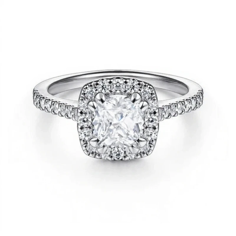 CUSHION DIAMOND 1.20 CT D/VS2 RING (GIA)