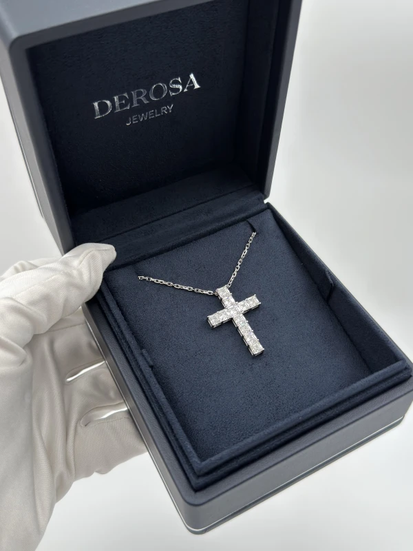 DeRosa ASHER DIAMOND 5.66 CT CROSS PENDANT (GIA) C677483 4