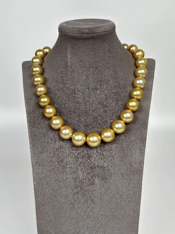 Мikimoto  NECKLACE, GOLDEN SOUTH SEA XUG14217HDO41925 3