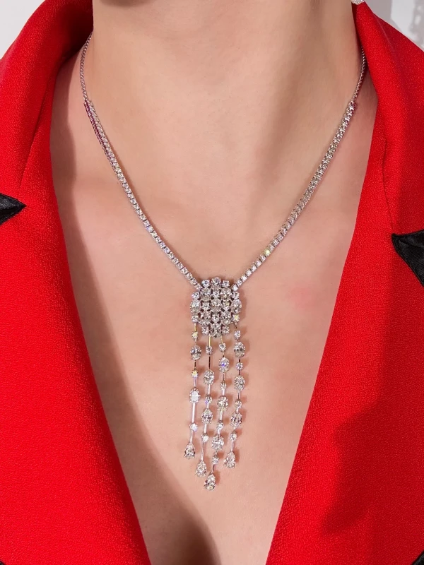 RalfDiamonds DIAMOND 24.3 CT SET, WHITE GOLD RD11.85CT 5