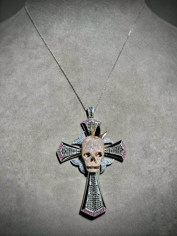 Ювелірні прикраси SKULL CROSS PENDANT JewelrySkull 3