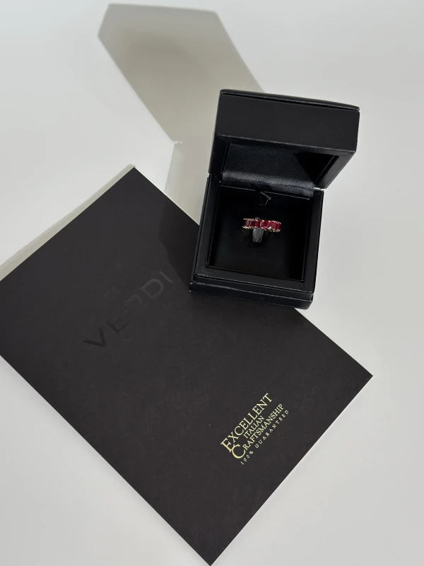VERDI JEWELLERY ETERNITY RING, RUBIES 9.47 CT A22M 4