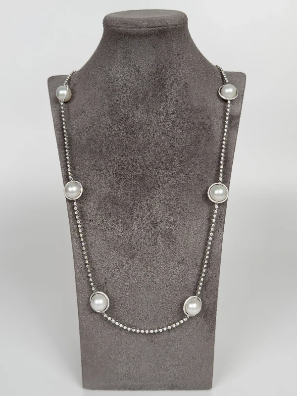 Adler PEARL AND DIAMOND NECKLACE adler 3