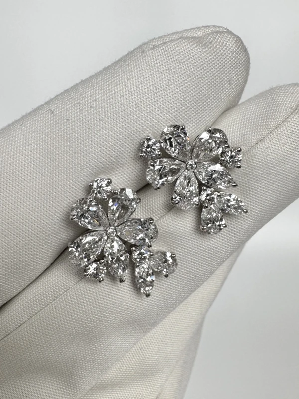 GRAFF White Multi Shape Diamond Carissa Earrings RGE1246 4