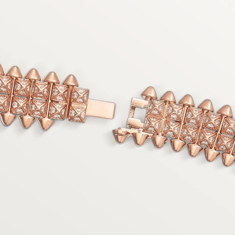 Cartier CLASH DE CARTIER BRACELET, FLEXIBLE, DOUBLE ROW, PAVED (SIZE 17) N6723617 3