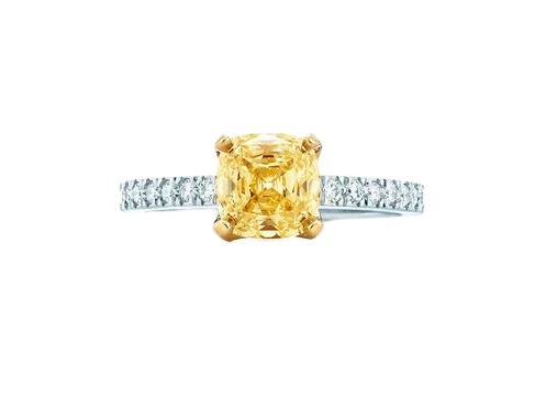 Tiffany & Co DIAMOND 0.94 CT FANCY YELLOW/IF RING T&Co0.94CT