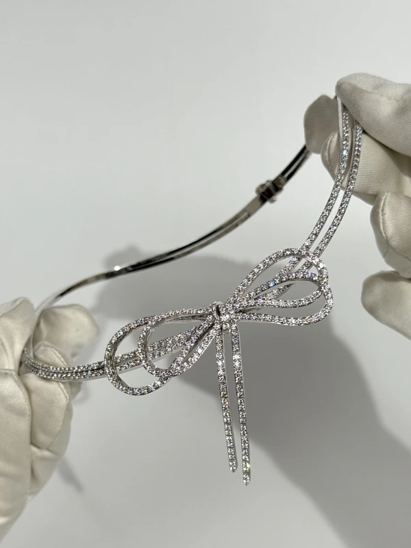 Graff Tilda's Bow Diamond Necklace RGN1046 5