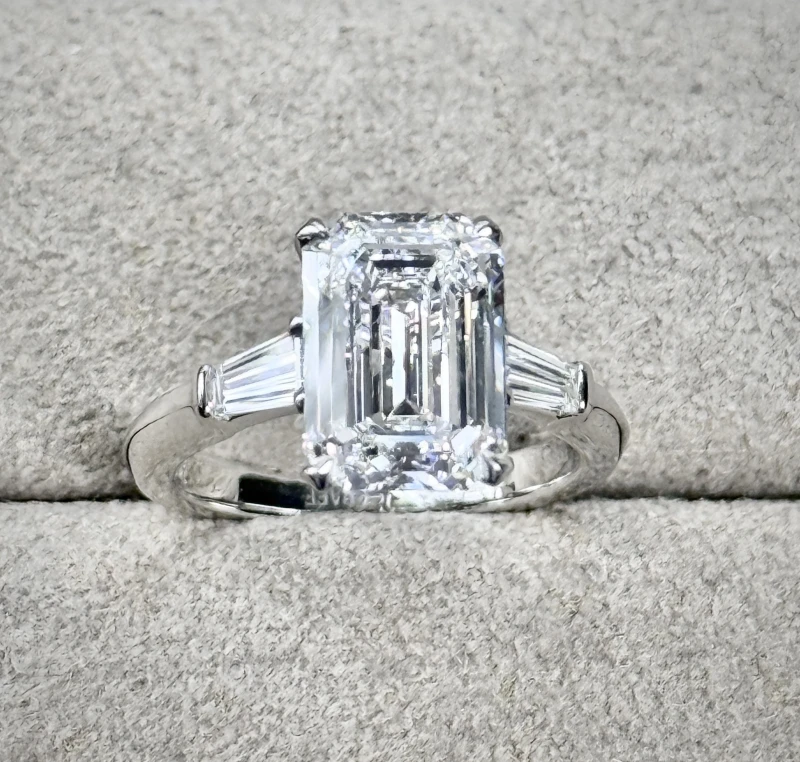 GRAFF Emerald Diamond 3.01 ct D/Flawless Ring (TYPE IIA) RGR3.01CT 4