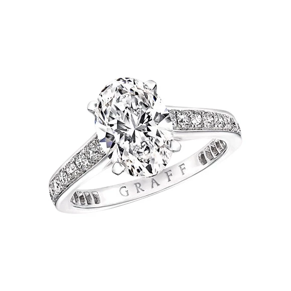 FLAY OVAL DIAMOND ENGAGEMENT RING