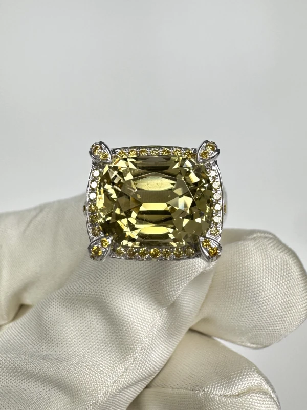 Doguma CUSHION TOURMALINE 8.83 CT RING 8.83 CT 2