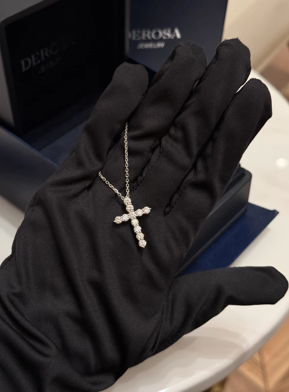 DeRosa DIAMOND CROSS 1.51 CT FINE WHITE/VS C210130 3