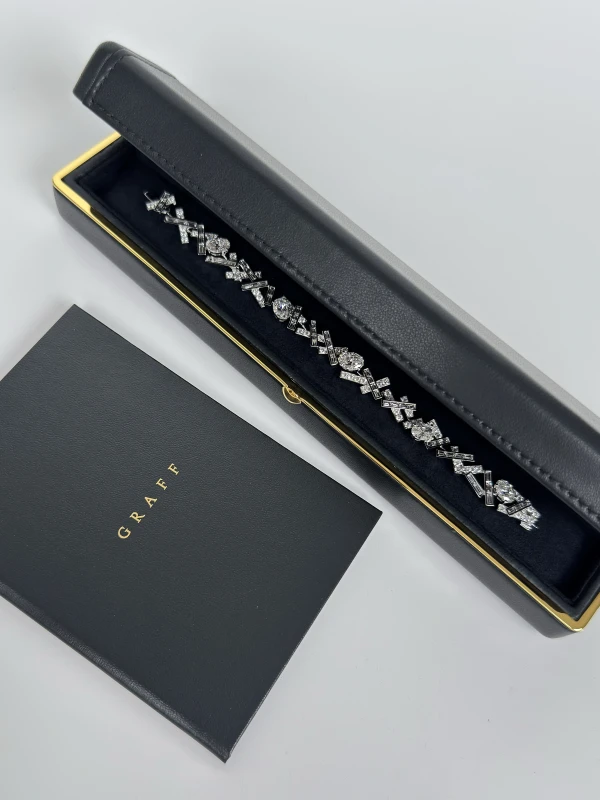 Graff Threads White Diamond High Jewellery Bracelet RGB 10.33 CT 7