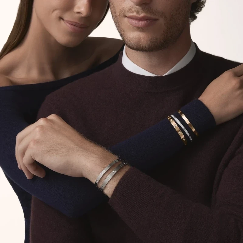 Cartier LOVE BRACELET, medium model (SIZE 16) B6081416 4