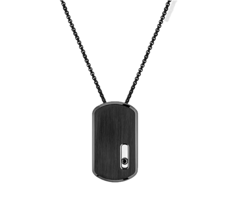 PENDENTIF GM MOVE TITANIUM BLACK