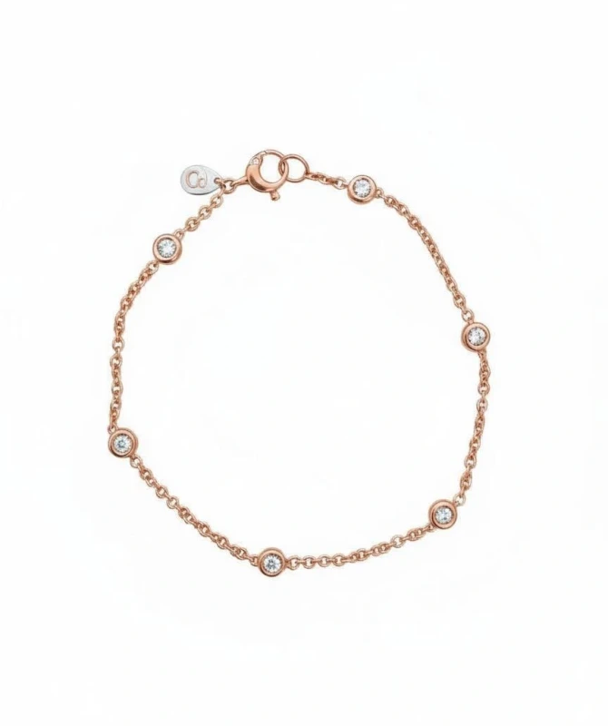 Crivelli Rose Gold Diamond Bracelet 212-M211-5/81751334 1