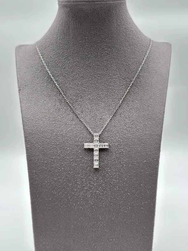 DeRosa ASHER DIAMOND 5.66 CT CROSS PENDANT (GIA) C677483 2