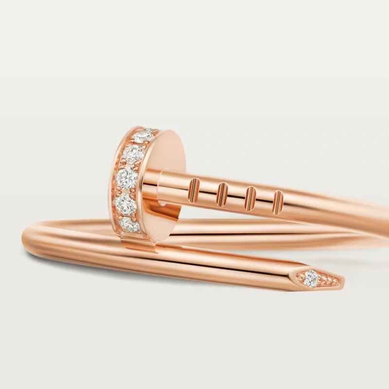 Cartier JUSTE UN CLOU RING, SMALL MODEL, DIAMONDS (SIZE 52) B4244852 3