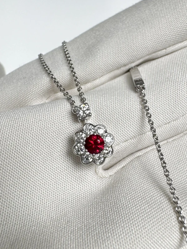 GRAFF ROUND RUBY 0.30 CT PENDANT RGP0.30 CT 3