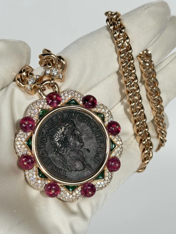 Bvlgari 'Monete' Antique Coin Limited Edition Necklace BVG Monete 4