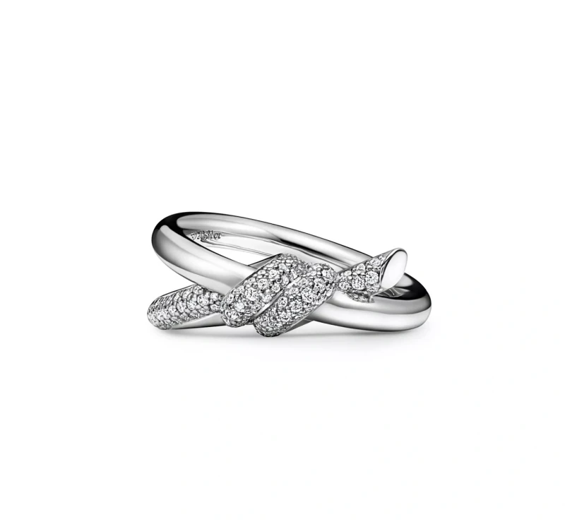 KNOT DOUBLE ROW RING (SIZE 55)