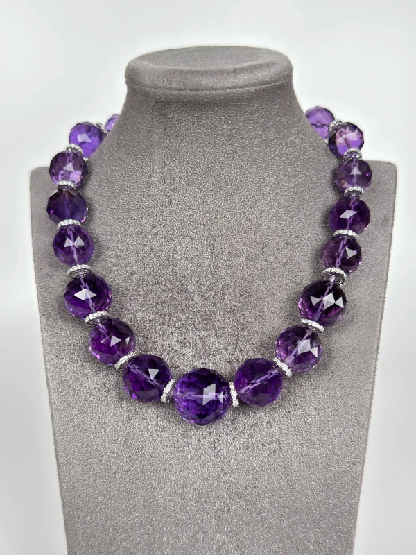 Adler AMETHYST AND DIAMONDS NECKLACE AN28 3