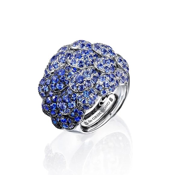DOME RING, SAPPHIRE